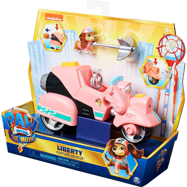 PAW Patrol Libertys Deluxe Fahrzeug aus dem Kinofilm mit Figur Motorrad Indoor 3 Jahr(e) Mehrfarbig – Bild 9