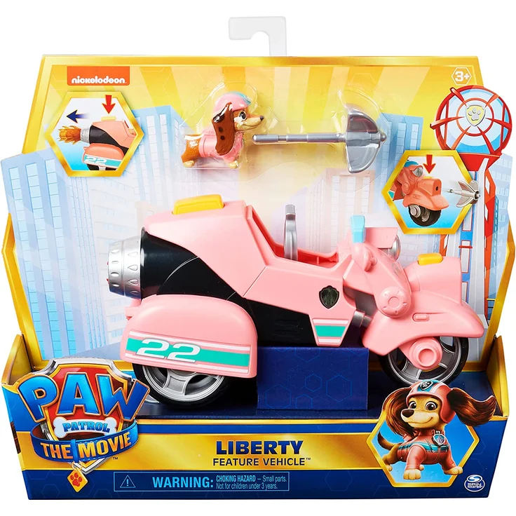 PAW Patrol Libertys Deluxe Fahrzeug aus dem Kinofilm mit Figur Motorrad Indoor 3 Jahr(e) Mehrfarbig – Bild 2