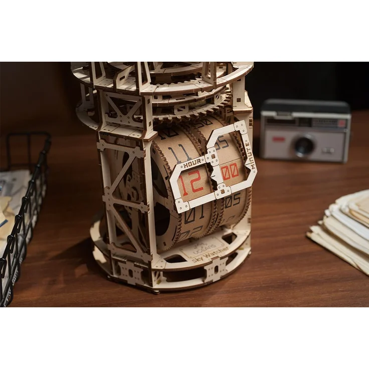 Ugears Tourbillon-Tischuhr Sternengucker – Bild 7