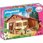 Playmobil 70253 - Heidi - Heidi und Großvater auf der Almhütte