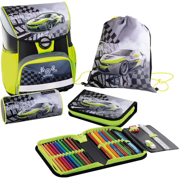 Eberhard Faber Schulranzenset EFAlino Race car