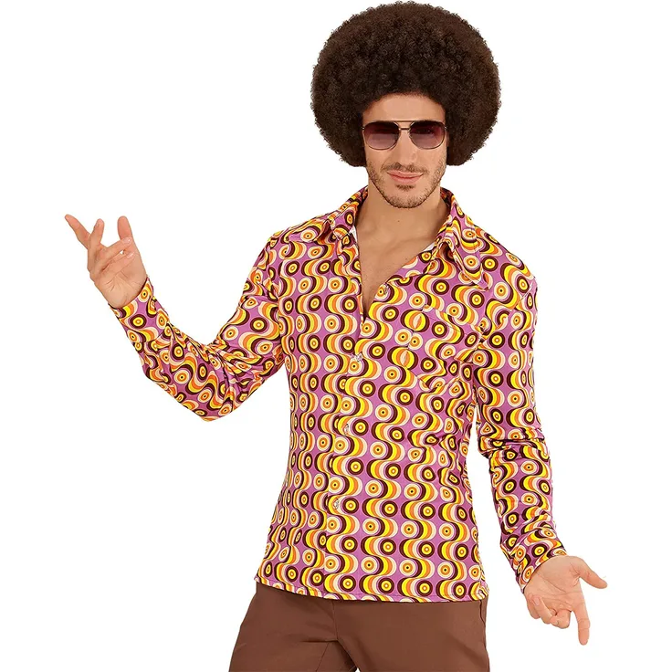 Widmann 09086 70er Jahre Hemd discs, XX-Large