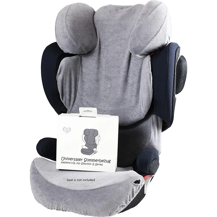 Sommerbezug Schonbezug Universal grau passend für Cybex Solution Z Fix