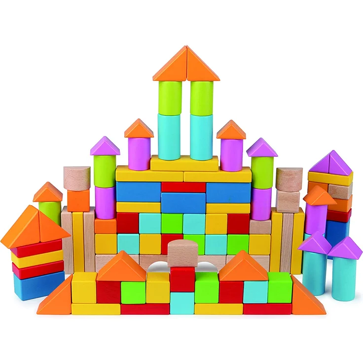 Hape E8247 Wunderbare Holzbausteine-101 Teile - Preisvergleich – Bild 2