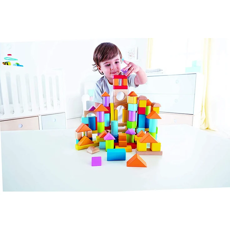 Hape E8247 Wunderbare Holzbausteine-101 Teile - Preisvergleich – Bild 3