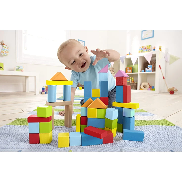 Hape E8247 Wunderbare Holzbausteine-101 Teile - Preisvergleich – Bild 5