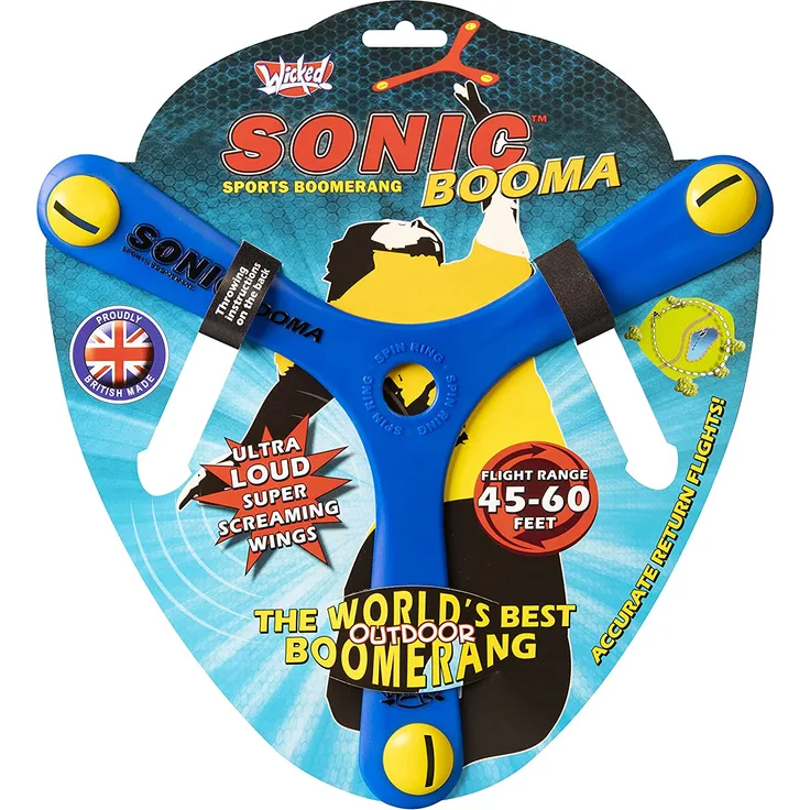 bumerang Sonic Booma29,6 cm Schaumstoff gelb