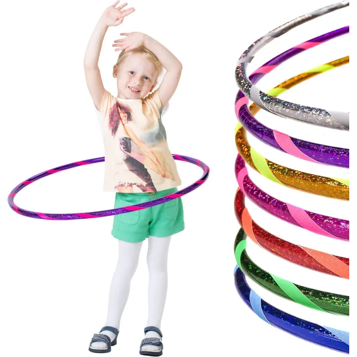 Glamour Kinder Hula Hoop, Ø70cm, Violett-Pink