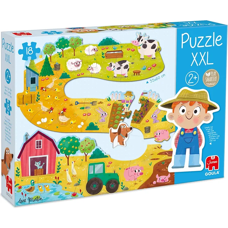 puzzle Boerderij junior Holz 17 Teile
