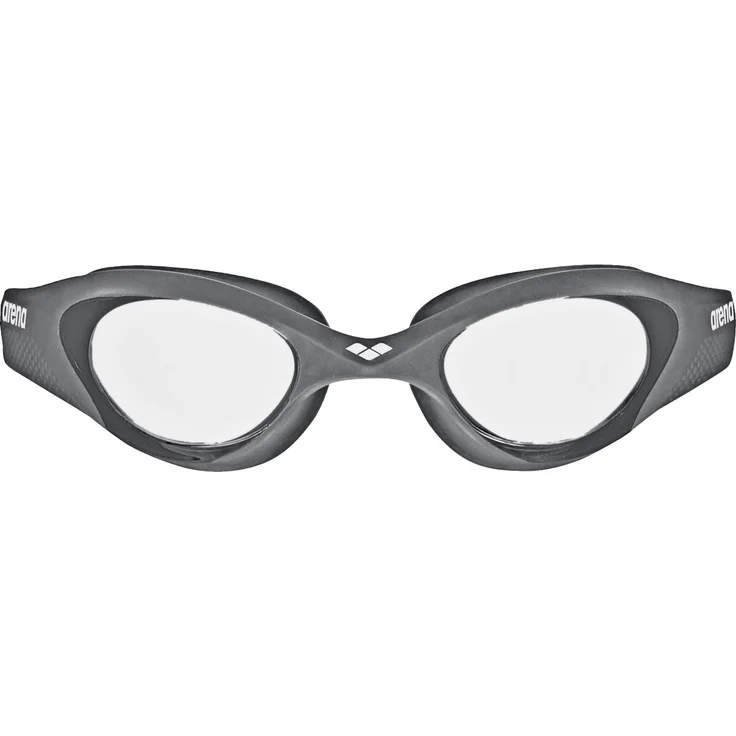 arena Unisex Training Freizeit Schwimmbrille The One (UV-Schutz, Anti-Fog Beschichtung, Harte Gläser), grau (Clear-Grey-White (150), One Size – Bild 2