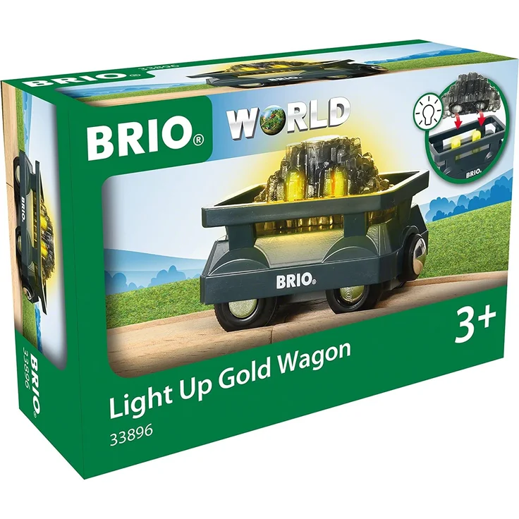 BRIO Bahn 33896 - Goldwaggon mit Licht - Preisvergleich – Bild 3