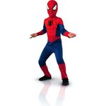 KULTFAKTOR GmbH Spiderman-Kostüm für Kinder Karneval rot-blau 110/116 (5-6 Jahre)