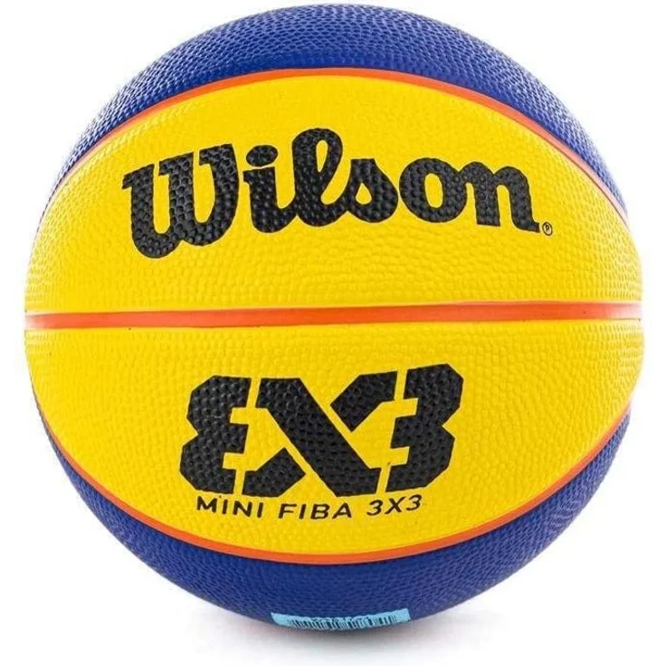 Wilson Unisex-Adult FIBA 3X3 MINI RUBBER BASKETBALL BROWN, – Bild 1