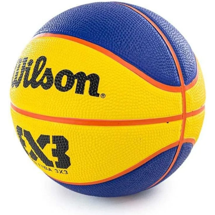 Wilson Unisex-Adult FIBA 3X3 MINI RUBBER BASKETBALL BROWN, – Bild 2