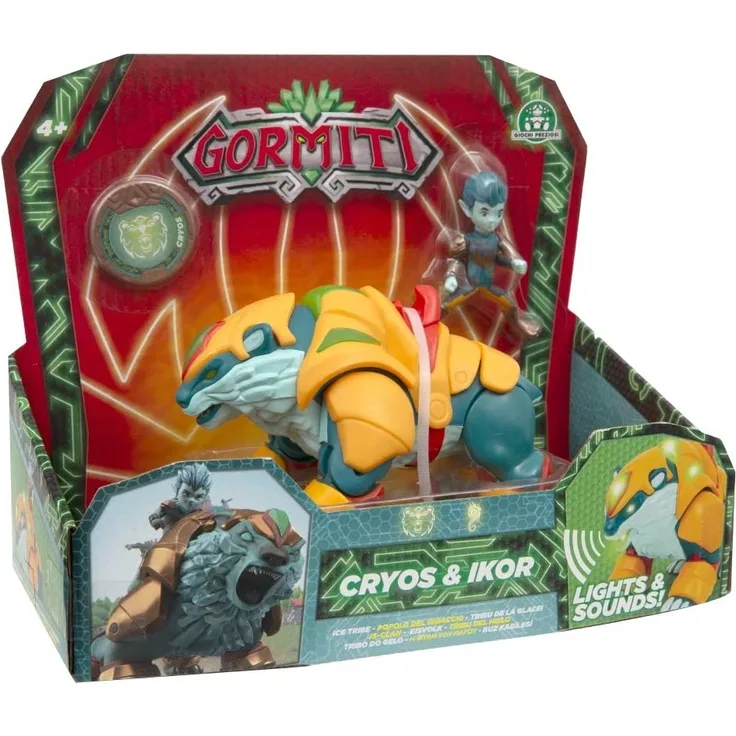 Giochi Preziosi Gormiti, Serie 2, Hyperbeasts Deluxe 15 cm, Cryos