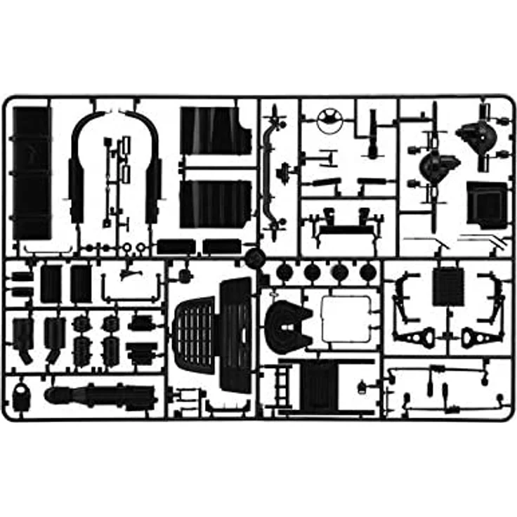 Italeri 3917 DAF XF 105 Smoky Jr. – 1:24 LKW Modell, Zugmaschine mit Airbrush, 245 mm Langer Showtruck, Modellbau, Bausatz, detailgetreu – Bild 5