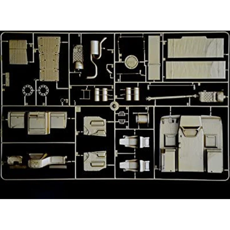 Italeri 3917 DAF XF 105 Smoky Jr. – 1:24 LKW Modell, Zugmaschine mit Airbrush, 245 mm Langer Showtruck, Modellbau, Bausatz, detailgetreu – Bild 9