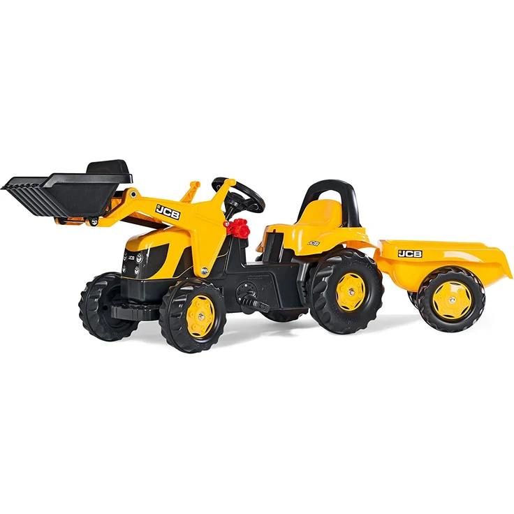 rolly toys | rollyKid JCB| Kids Pedal Tractor with Loader and Trailer | 023837 – Bild 2
