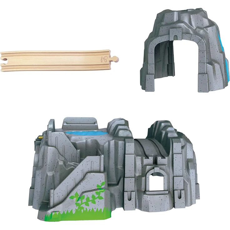 Hape E3739 Tunnelkombination mit Licht & Sound Eisenbahn-Zubehör, Mehrfarbig – Bild 4