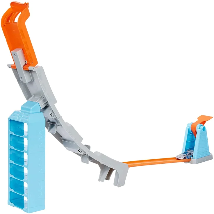Hot Wheels GBF83 - Hill Climb Championship Trackset Rampe und Rennbahn inkl. 1 Spielzeugauto, Spielzeug ab 4 Jahren – Bild 5