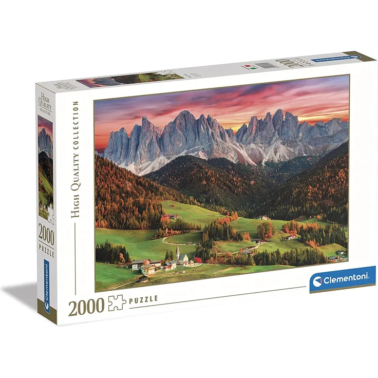 Clementoni - Puzzle CL 2000 Val di Funes 22 (32570)