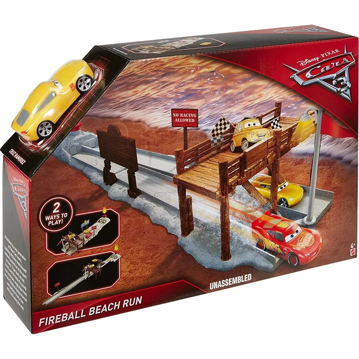Disney Pixar Cars DVT47 - Disney Cars 3 Fireball Beach Renntraining Spielset – Bild 18