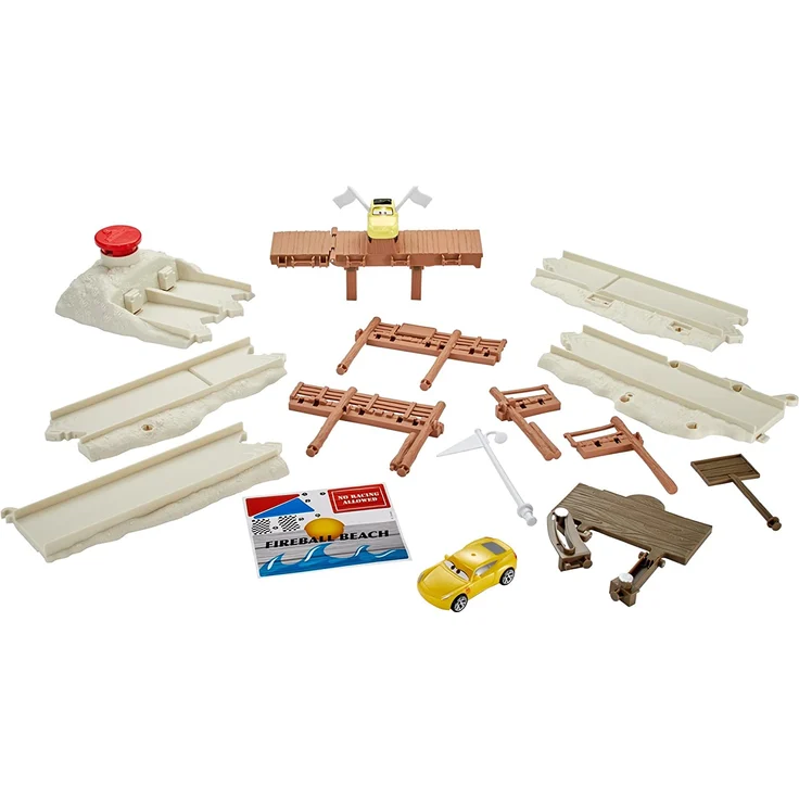 Disney Pixar Cars DVT47 - Disney Cars 3 Fireball Beach Renntraining Spielset – Bild 17