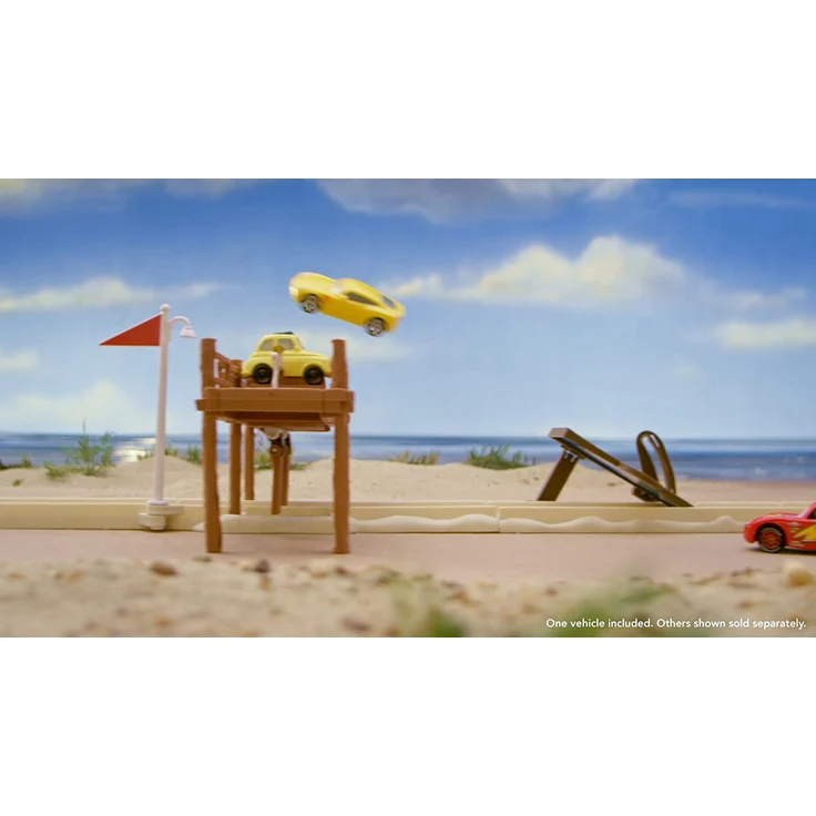 Disney Pixar Cars DVT47 - Disney Cars 3 Fireball Beach Renntraining Spielset – Bild 10