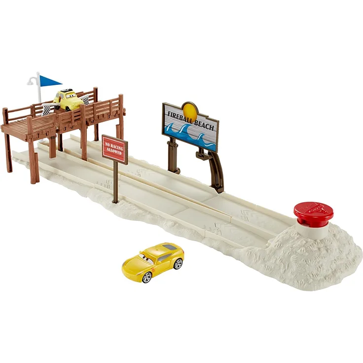 Disney Pixar Cars DVT47 - Disney Cars 3 Fireball Beach Renntraining Spielset