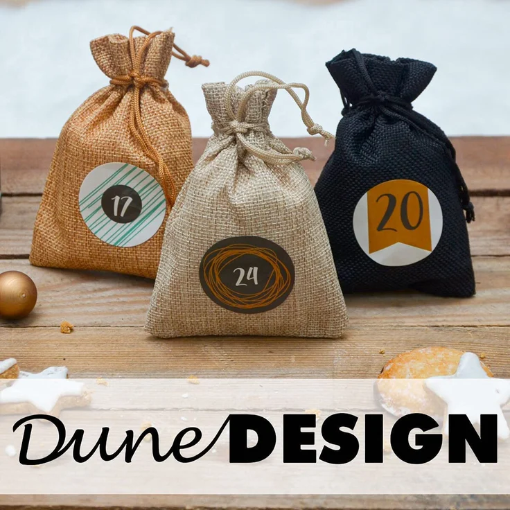 DIY Adventskalender zum Befüllen - 24 Geschenk Säckchen - Komplettes Bastelset – Bild 9
