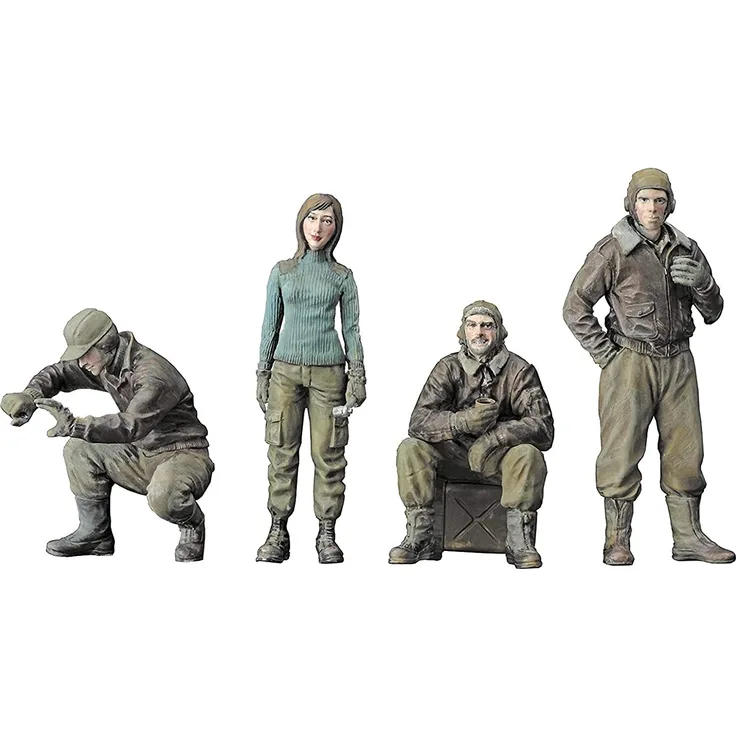 Hasegawa MK02 - Maschinen Krieger Figuren-Set A (Mercenary Troops' Arms Cold District Maintenance Soldiers)