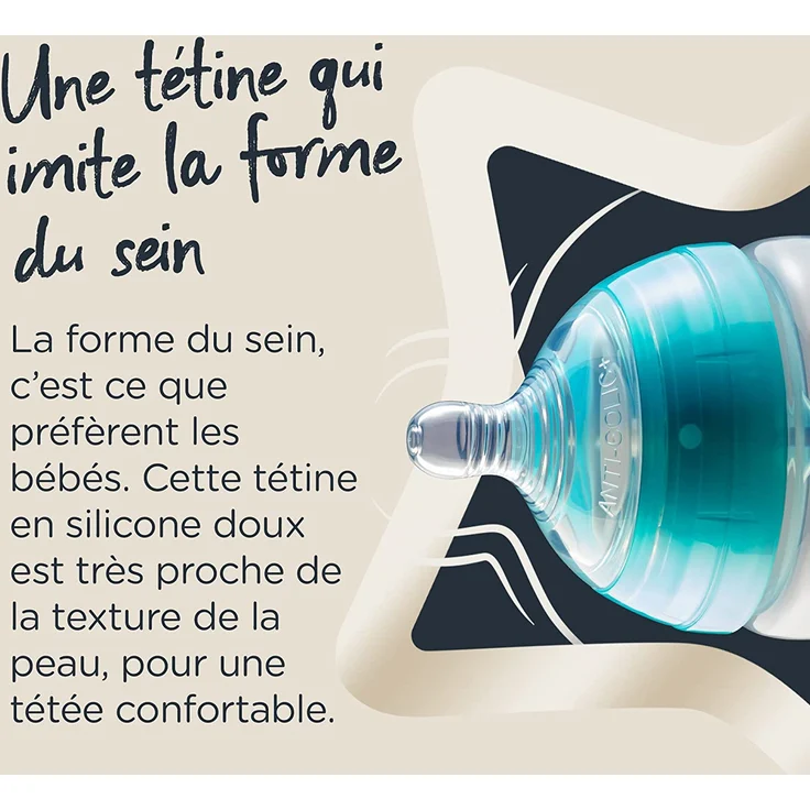 Tommee Tippee Babyflasche Advanced Anti-Kolik, Superweicher Sauger, 0+ Monate, 150ml – Bild 3