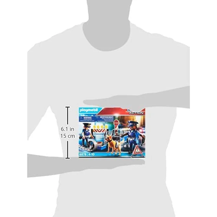 Playmobil 6878 - City Action - Polizei-Straßensperre – Bild 6