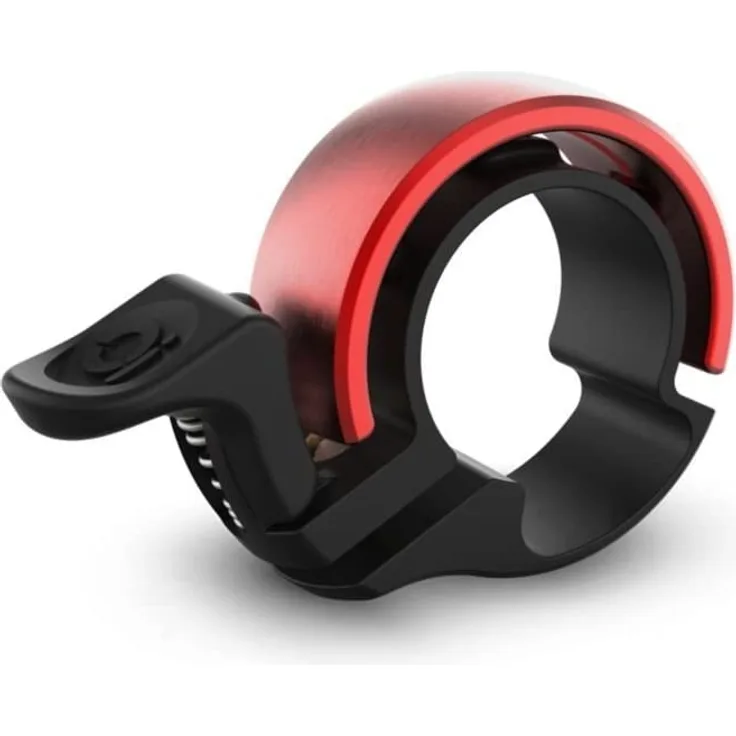 Knog Fahrradklingel Oi Classic Large 23,8-31,8 mm , schwarz rot