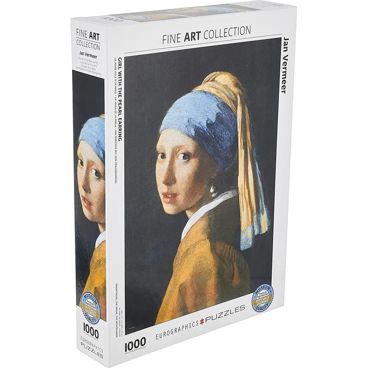 EuroGraphics Puzzle Das Mädchen mit dem Perlenohrring von Jan Vermeer