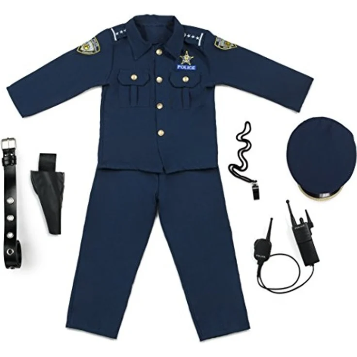 Dress Up America 201-T 11 Kostümset für Kinder, blau, Größe 3-4 Jahre (Taille: 66-71 Höhe: 91-99 cm) - Preisvergleich – Bild 4