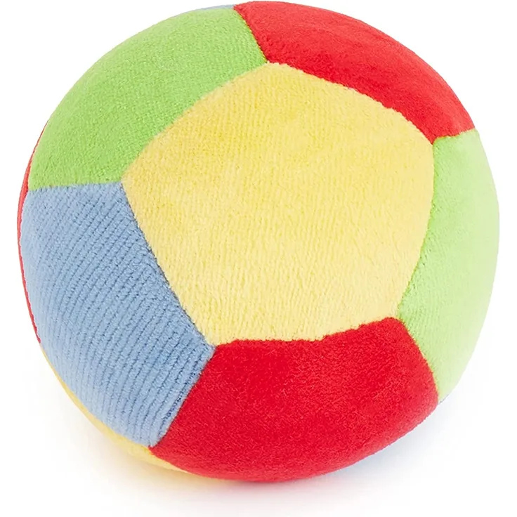 Bieco - Veloursball mit Rassel - Durchmesser ca. 11 cm (11001414)