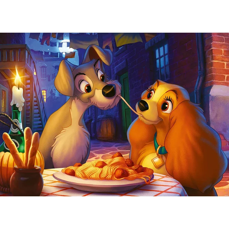 Ravensburger 1000 Teile Puzzle Disney Susi und Strolch – Bild 2