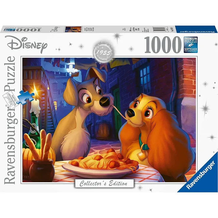 Ravensburger 1000 Teile Puzzle Disney Susi und Strolch