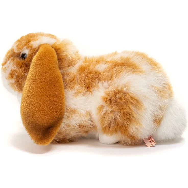 Teddy Hermann 937913 Hase sitzend Plüsch, Hellbraun/weiß, 30 cm – Bild 3