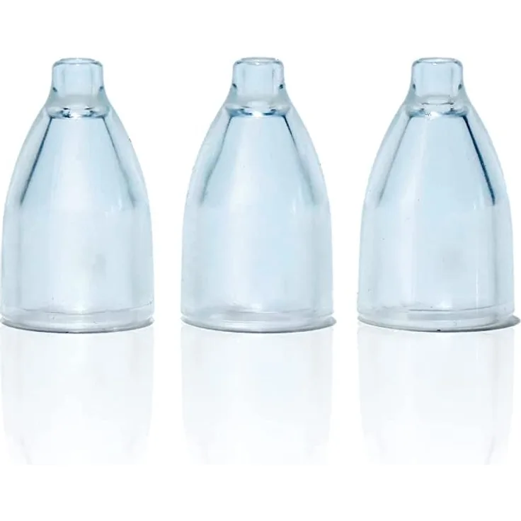 Angel-Vac Transparent Softaufsatz für den Nasenstaubsauger/Drei Stück Ersatzteil Ersatz Nasensauger