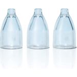 Angel-Vac Transparent Softaufsatz für den Nasenstaubsauger/Drei Stück Ersatzteil Ersatz Nasensauger