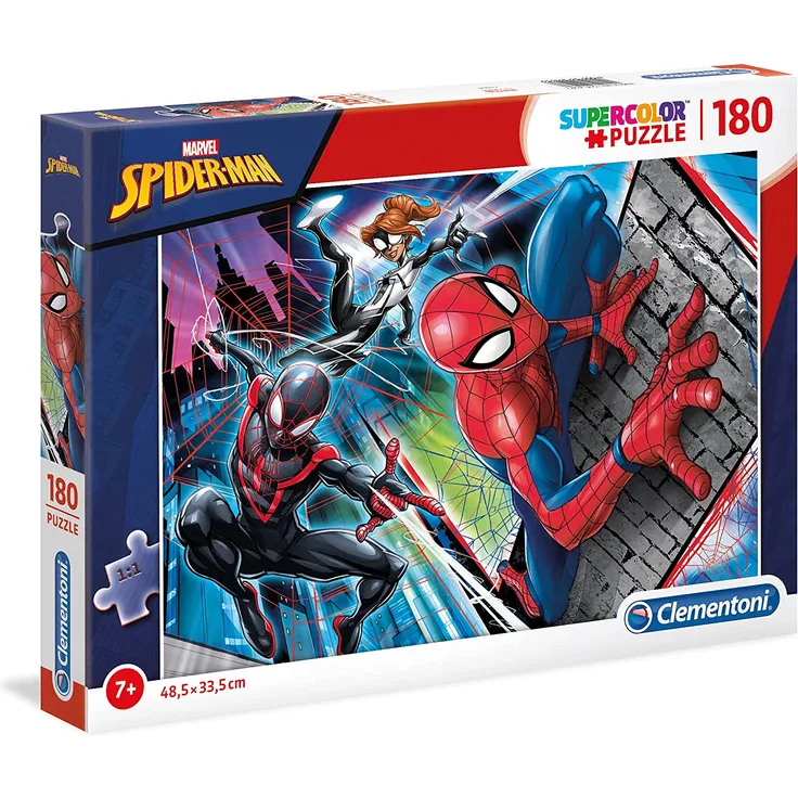 Clementoni superfarbiges Spider-Man Puzzle 180 Teile