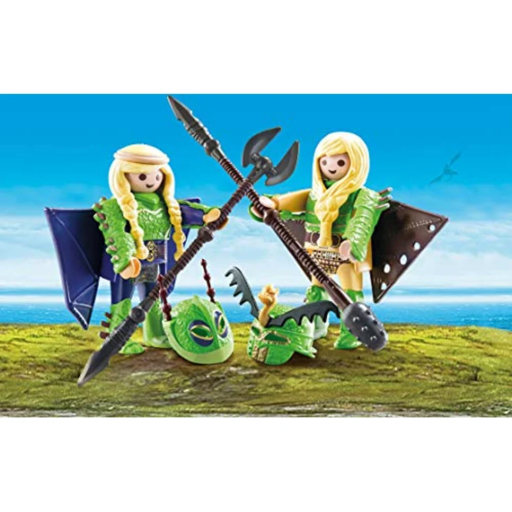 Playmobil 70042 Dragons Raffnuss und Taffnuss mit Fluganzug – Bild 3