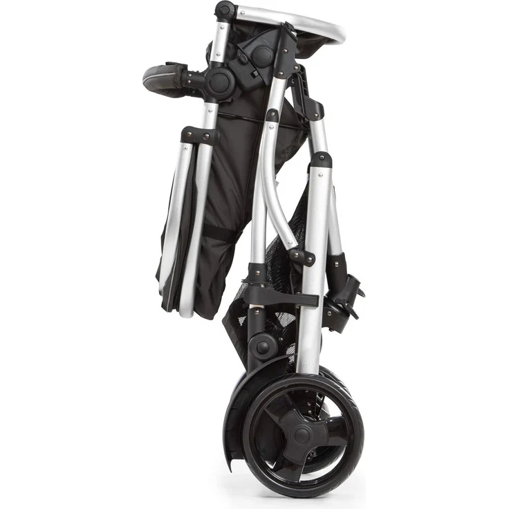 Hauck Geschwister Kinderwagen Duett 2 / Buggy für 2 Kinder / Sitz Oben Umbaubar in Baby Wanne für Neugeborene/ Regen Verdeck inkl. / Belastbar bis 36 kg / Faltbar / 1 Stück (1er Pack), Forest Schwarz – Bild 9