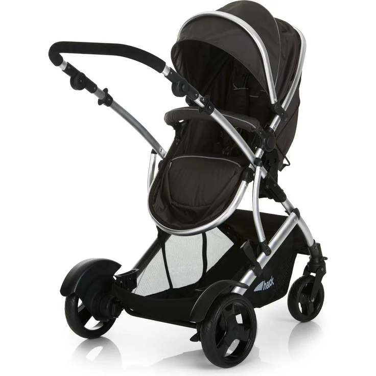 Hauck Geschwister Kinderwagen Duett 2 / Buggy für 2 Kinder / Sitz Oben Umbaubar in Baby Wanne für Neugeborene/ Regen Verdeck inkl. / Belastbar bis 36 kg / Faltbar / 1 Stück (1er Pack), Forest Schwarz – Bild 21