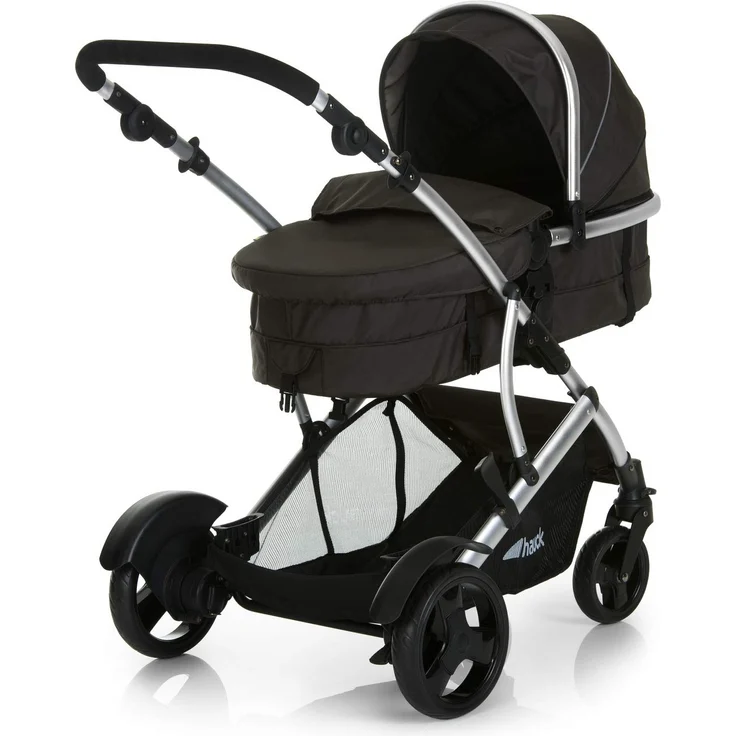 Hauck Geschwister Kinderwagen Duett 2 / Buggy für 2 Kinder / Sitz Oben Umbaubar in Baby Wanne für Neugeborene/ Regen Verdeck inkl. / Belastbar bis 36 kg / Faltbar / 1 Stück (1er Pack), Forest Schwarz – Bild 20