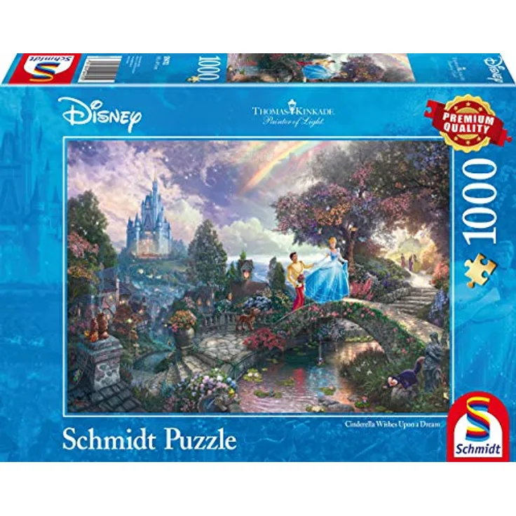Schmidt Spiele - Puzzle - Thomas Kinkade - Disney™ Cinderella, 1000 Teile - Preisvergleich