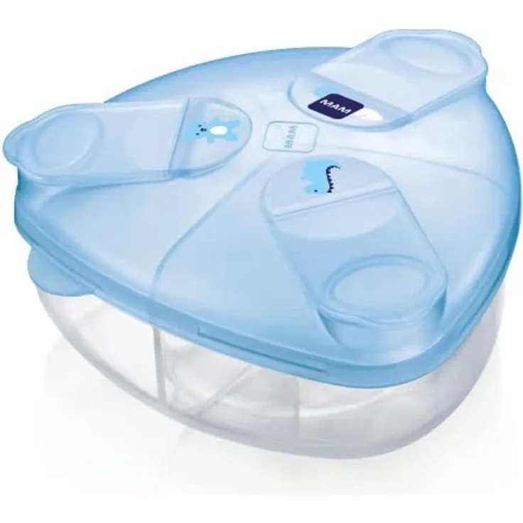 MAM ZEDMM308M Milk Box Milchpulver, 40 g, hellblau