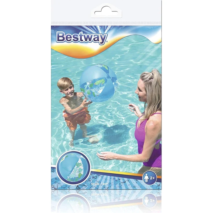 Bestway Wasserball 'Designer', 51 cm - 1x Stück, zufällige Farbauswahl – Bild 7